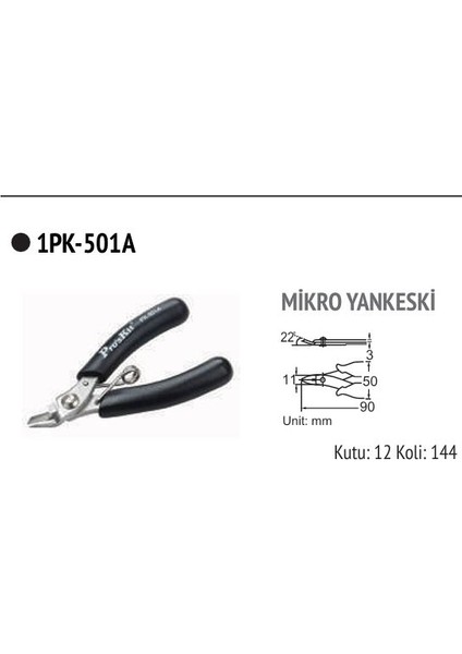 Prolink 1PK-501A Mikro Yan Keski Proskit