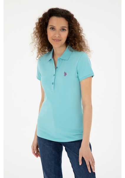 50280057-VR090 Kadın Mint Basic T-Shirt