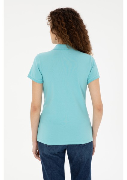 50280057-VR090 Kadın Mint Basic T-Shirt