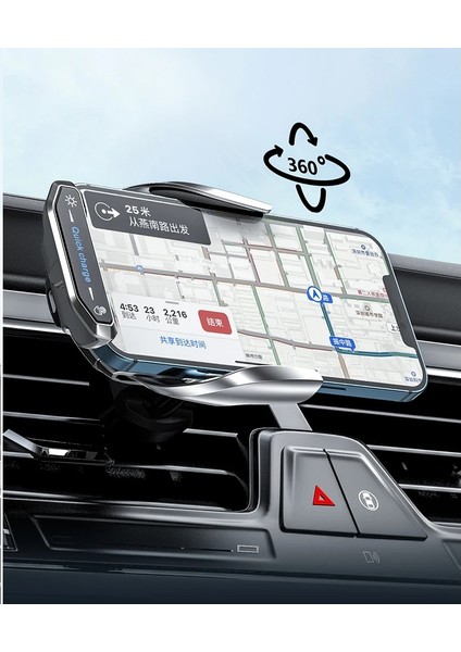 Araç Içi 20W Kablosuz Şarj Telefon Tutucu Sensörlü LED Işıklı Tüm Modellere Uyumlu fırsatları