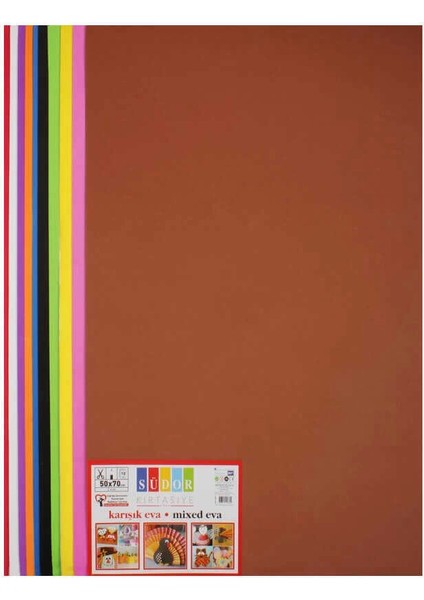Eva 50X70 cm Karışık 10 Renk fiyatları