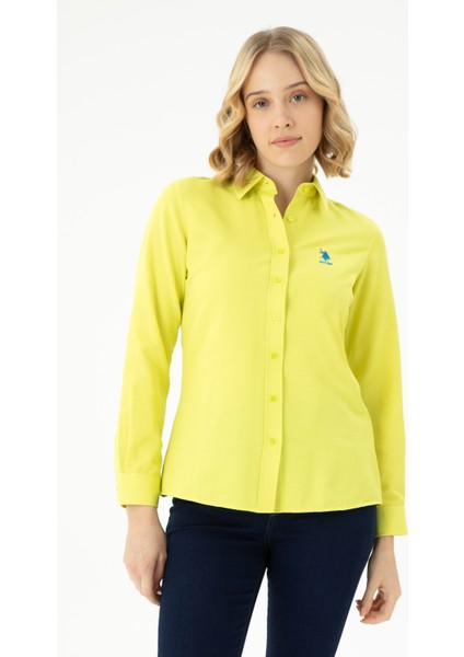 Kadın Citron Gömlek Basic 50262887-VR168
