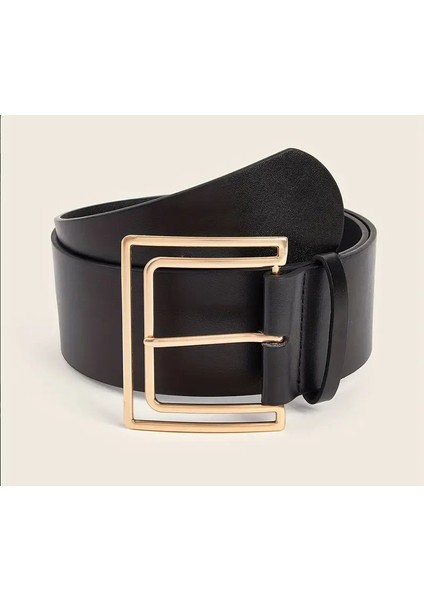 Brand & Belt 4.cm Gold Tokalı Kemer