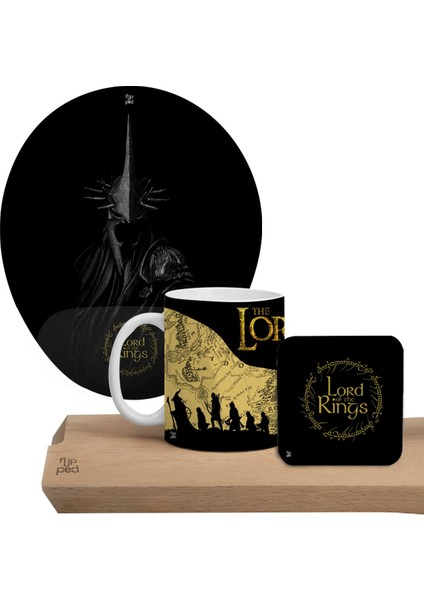 Lord Of The Rings Bilek Destekli Mousepad ve Kupa Bardak Seti