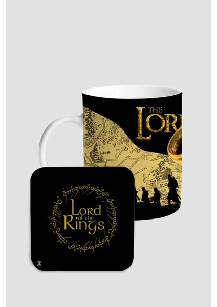 Lord Of The Rings Bilek Destekli Mousepad ve Kupa Bardak Seti