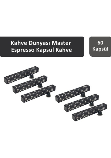 Kahve Dünyası 9 Master Espresso Kapsül Kahve 60 Kapsül