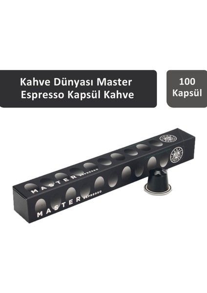 Kahve Dünyası 9 Master Espresso Kapsül Kahve 100 Kapsül