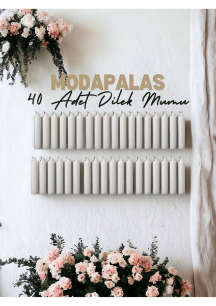 40 Adet Mum Ekonomik