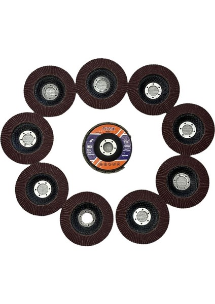 115 mm Flap Zımpara 100 Kum (10 Adet)