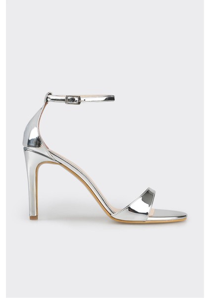 Lame Kadın Topuklu Sandalet