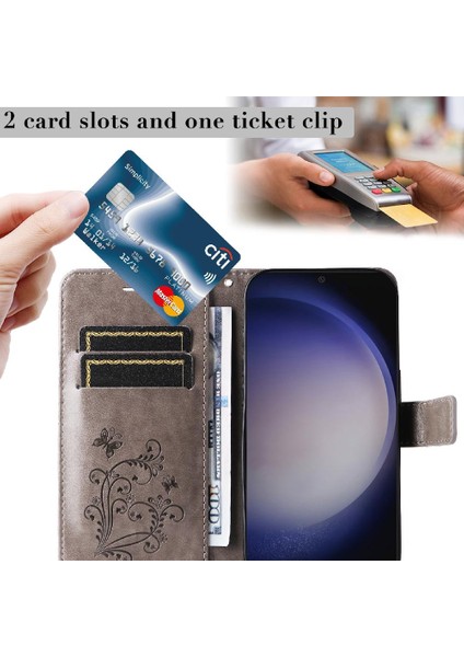 Samsung Galaxy S24 Artı Darbeye Kapak Flip Kickstand Pu ile (Yurt Dışından) fırsatları