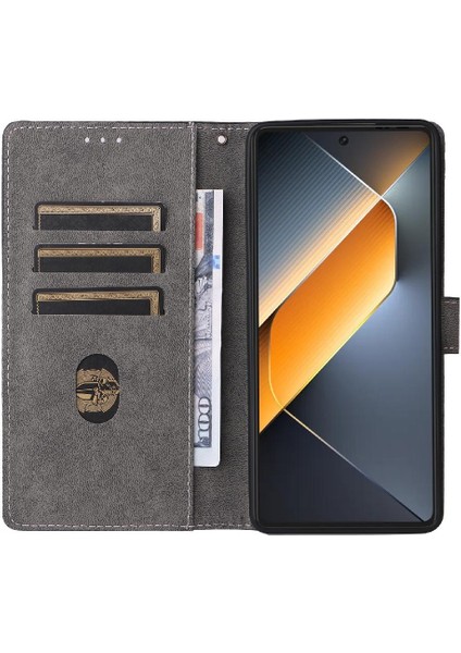 SZY Market Tecno Pova 6 4g Manyetik Kapatma Kart Yuvaları Için Kılıf Kapak Flip Folio Pu (Yurt Dışından)