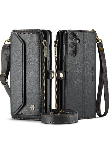 Kadınlar Için Samsung Galaxy A24 Cüzdan Kılıf Için Crossbody Durumda Cüzdan (Yurt Dışından)