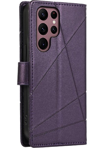 Samsung Galaxy S22 Için Flip Case Ultra Şok Emici Kickstand Üç (Yurt Dışından)