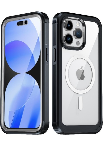 Iphone 15 Pro Max Askeri Damla ve Çarpışma Kanıtı Için Miracase Manyetik Kılıf (Yurt Dışından)