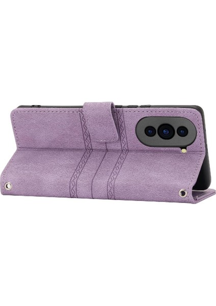 SZY Market Huawei Nova 10 Pro Için Flip Case Kickstand Cüzdan Kılıf Darbeye Kapatma (Yurt Dışından)