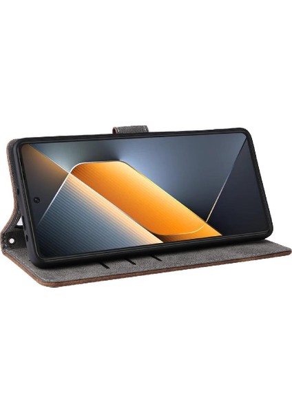 SZY Market Tecno Pova 6 4g Manyetik Kapatma Kart Yuvaları Için Kılıf Kapak Flip Folio Pu (Yurt Dışından)