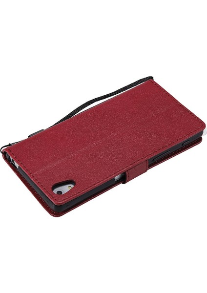 Sony Xperia Z5 Yüksek Kaliteli Deri Klasik Düz Renk ile Flip Case (Yurt Dışından) indirimleri