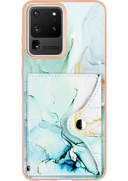 Samsung Galaxy S20 Ultra Mermer Yumuşak Tpu Tampon Ince Cüzdan Kartı (Yurt Dışından) modelleri
