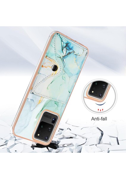 Samsung Galaxy S20 Ultra Mermer Yumuşak Tpu Tampon Ince Cüzdan Kartı (Yurt Dışından) indirimleri
