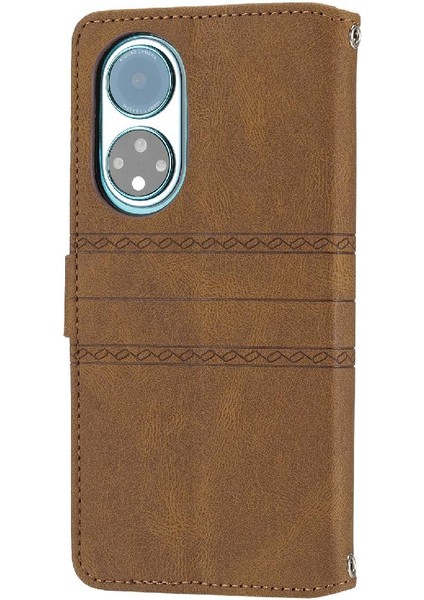 Huawei Nova 9 Için Flip Case Kickstand Manyetik Kapatma Darbeye Pu Kılıf (Yurt Dışından) indirimleri