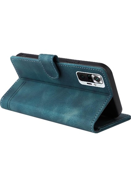 Xiaomi Redmi Not 10 Için Flip Case Pro Cüzdan Darbeye Deri Kılıf (Yurt Dışından)