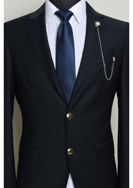 Inci Taşlı Gümüş Zincirli Ceket Yaka Iğnesi modelleri