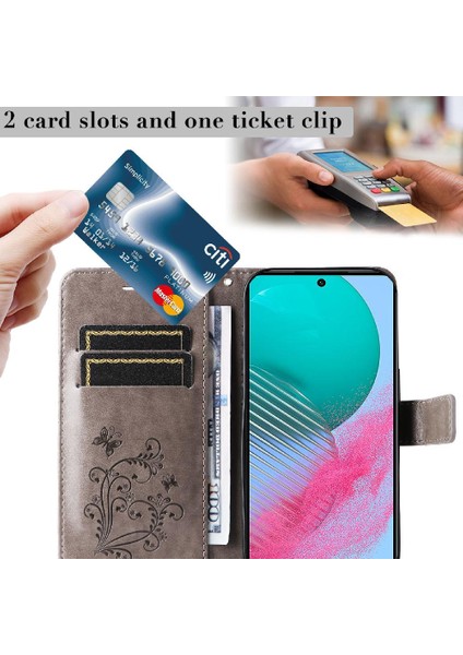 Samsung Galaxy M54 Flip Kickstand Için Kılıf Kart Yuvası Standı ile Darbeye (Yurt Dışından) indirimleri