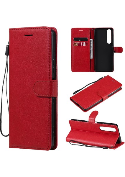 Kart Yuvası ile Sony Xperia 1iii Iş Cüzdan Telefon Kılıfı Için Flip Case (Yurt Dışından)