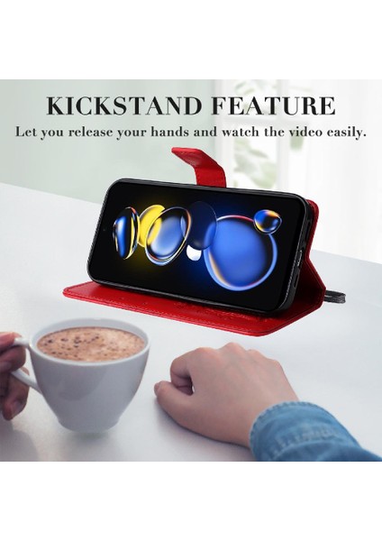 Xiaomi Redmi Için Not 11 Pro Artı 5g Kart Yuvası Standı ile Flip Pu (Yurt Dışından)