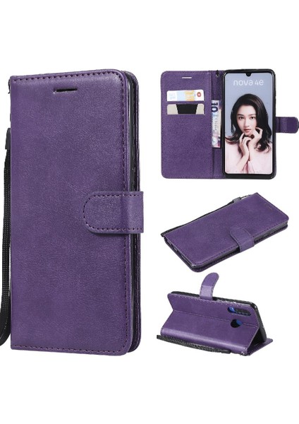 Huawei P30 Lite Iş Cüzdan Telefon Kılıfı Için Flip Case Klasik Katı (Yurt Dışından)