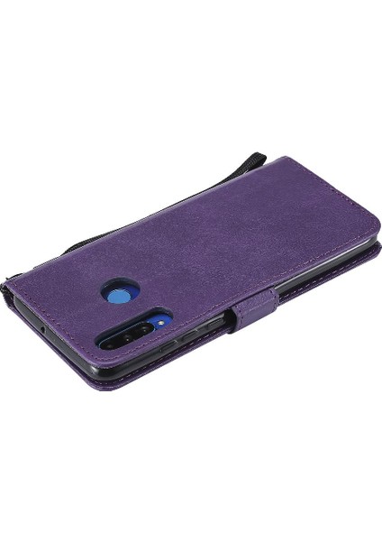 Huawei P30 Lite Iş Cüzdan Telefon Kılıfı Için Flip Case Klasik Katı (Yurt Dışından)