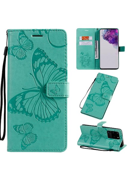 Samsung Galaxy S20 Ultra Manyetik Kapak Pu Deri Flip Kickstand (Yurt Dışından)