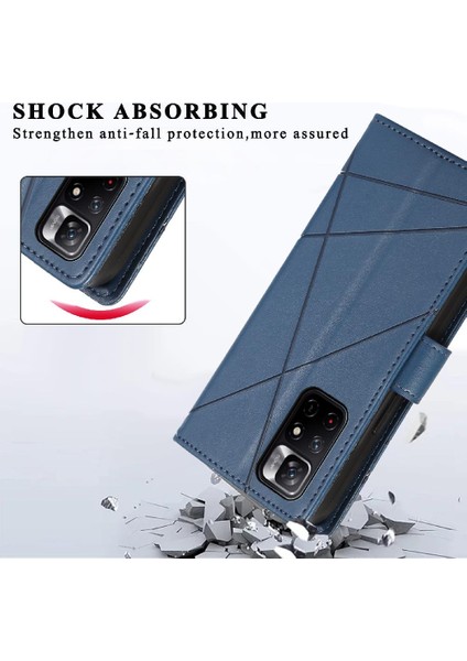 Xiaomi Redmi Not 11 Için Flip Case 5g Darbeye Üç Kart Yuvaları Şok (Yurt Dışından)