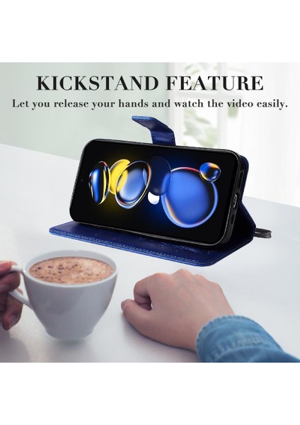 Xiaomi Redmi Için Not 11 Pro Artı 5g Kart Yuvası Standı ile Flip Pu (Yurt Dışından)