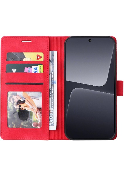 Xiaomi 13 Için Flip Case Cüzdan Kapak Çevirin Kılıf Darbeye Basit (Yurt Dışından) indirimleri