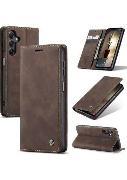 Samsung Galaxy A25 5g Manyetik Kapatma Için Flip Case Darbeye Çevir Folio (Yurt Dışından)