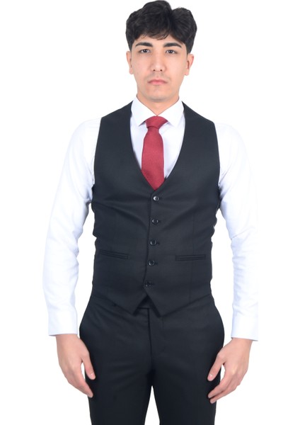 Erkek Yelekli Takım Elbise S07 Hc