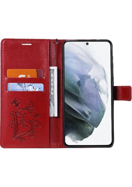 Samsung Galaxy S21 Manyetik Kapak Pu Deri Flip Kickstand Kapak (Yurt Dışından) indirimleri