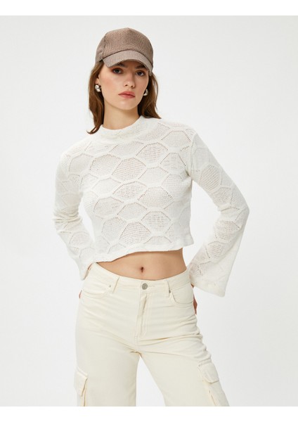 Crop Kazak Ajurlu Flare Kol modelleri