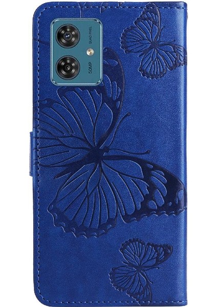 Motorola Moto G54 5g Pu Deri Flip Kickstand Için Kılıf Kart Yuvası ile (Yurt Dışından) indirimleri