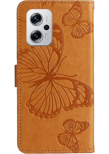 Xiaomi Redmi Için Not 11 Pro Artı 5g Kart Yuvası Standı ile Flip Pu (Yurt Dışından)