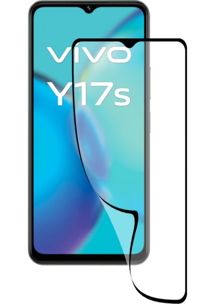 Vivo Y17S Tam Kaplayan Fiber Nano Ekran Koruyucu Cam