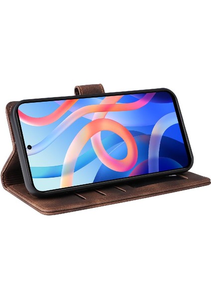 Xiaomi Redmi Not 11 Için Flip Case 5g Kapak Çevirin Darbeye Cüzdan Basit (Yurt Dışından)