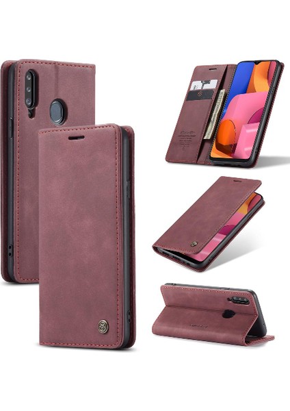 Samsung Galaxy A20S Flip Folio Kitap Kılıf Için Flip Case Kart Yuvası Kickstand (Yurt Dışından) fiyatları