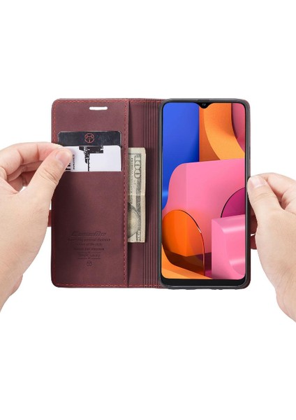 Samsung Galaxy A20S Flip Folio Kitap Kılıf Için Flip Case Kart Yuvası Kickstand (Yurt Dışından) modelleri