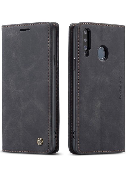 Samsung Galaxy A20S Flip Folio Kitap Kılıf Için Flip Case Kart Yuvası Kickstand (Yurt Dışından)