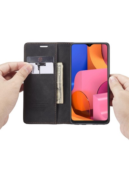 Samsung Galaxy A20S Flip Folio Kitap Kılıf Için Flip Case Kart Yuvası Kickstand (Yurt Dışından) indirimleri