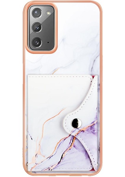 Samsung Galaxy Not 20 Için Kılıf Ince Cüzdan Mermer Yumuşak Tpu Tampon Kartı (Yurt Dışından) fiyatları