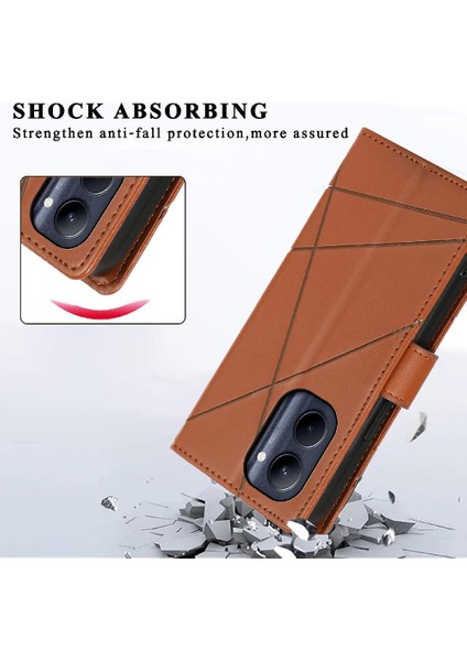 Realme C33 Şok Emici Üç Kart Yuvaları Kickstand Için Flip Case (Yurt Dışından) indirimleri